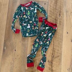 Little Sleepies dog themed kids Christmas pajamas